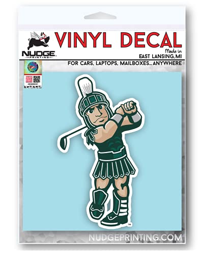 Pegatina para coche de Sparty Michigan State University Spartans 5