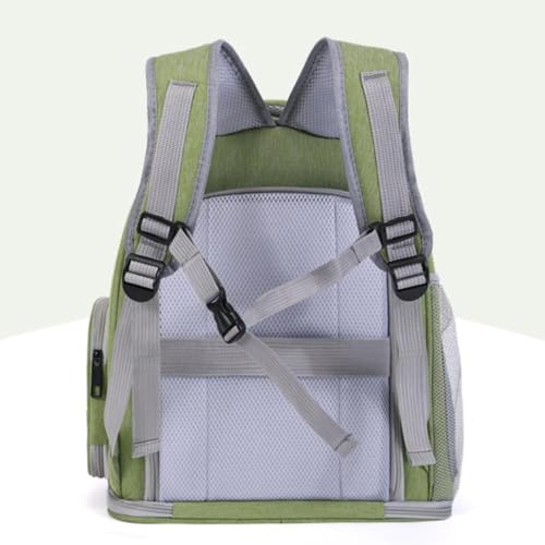 Sac à dos pour animaux Oxford vert de qualité supérieure et durable - 8