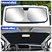 YEGZA Car Sun Shade for 2015-2024 Ford Transit Accessories Connect Passenger Wagon Cargo Crew Van 150 250 350 XL XLT Accessories Sunshade Windshield Visor Cooler Protector Front Windows Cover Shield