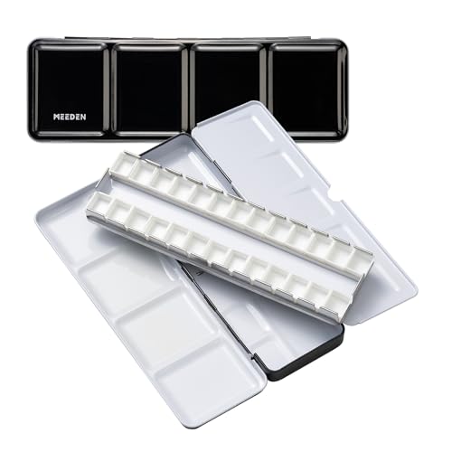 Imagen de Lata Caja de Metal Vacía MEEDEN con 24 sartenes