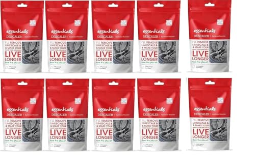 Image of Washing Machine Drum Cleaning Powder Descaling Powder For Top & Front Load compatible with IFB ESSENTIALS DESCAL Washing Machine Washing & Drum Cleaner Scale Remover (Pack of 10)