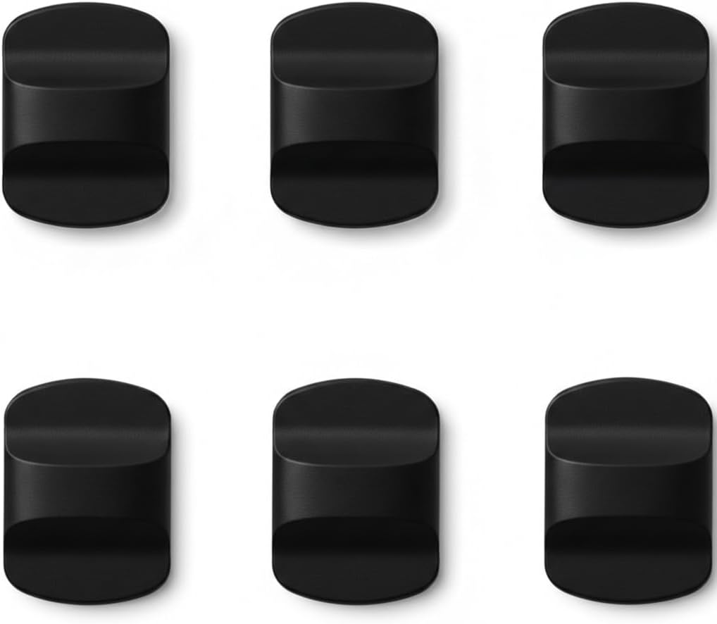 Magnetic Slider 6 Pack Replacement Magnets for YETI Magnetic Lids (Black X 6)