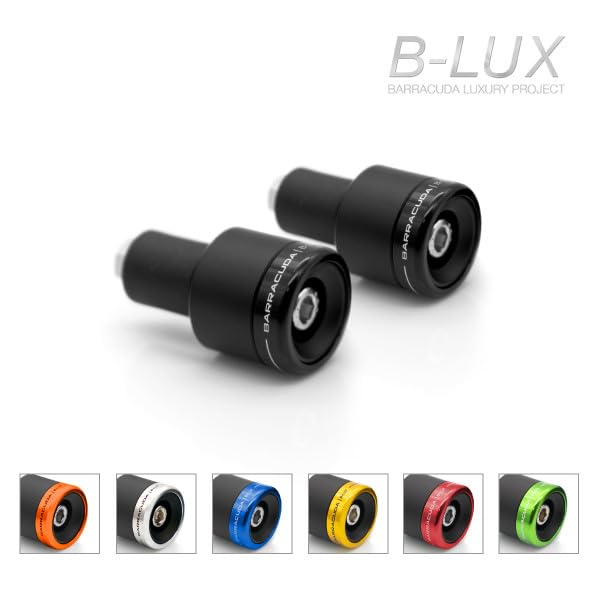 BARRACUDA MOTO COPPIA ANTIVIBRANTI B-LUX ARGENTO ALLUMINIO ANODIZZATO