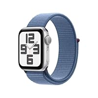Apple Watch SE (2ª generazione, 2023) GPS 40 mm Smartwatch con cassa in alluminio color argento e...