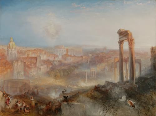Tableau Toile Affiches d'Art Campo Vaccino Turner Peinture Déco 60x90