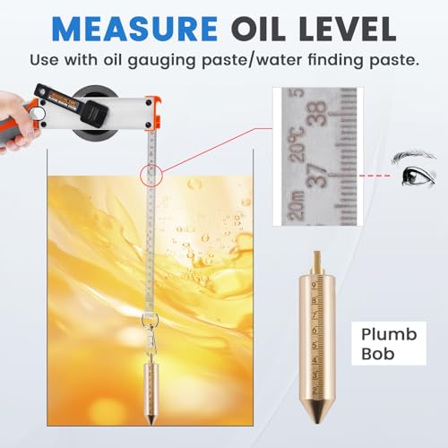 Cinta Métrica para Tanque de Aceite 20 m Acero Inoxidable miniatura 5