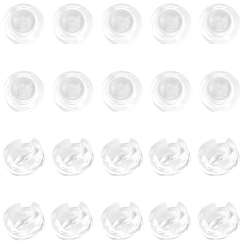 ZZHXSM 20PCS 15 Degree Light Emitting Diode Beads Spot Lens Diameter 13mm Transparent Mirror Convex Lens for Infrared Dome Camera Infrared Surveillance