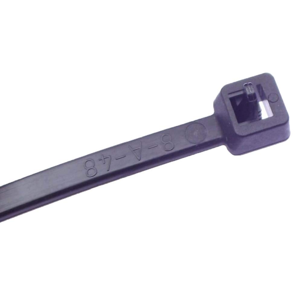 Ukcable-Ties Black Releasable Cable Ties Natural 100X (200Mm X 4.8Mm, )