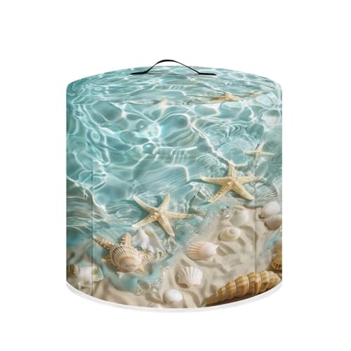 Wiryuouvt Beach Kitchen Appliance Seashells Dust Covers Small Kitchen Appliance Covers for Instant Pot 8 Qt Inner Pot Hand Washable Dust Proof Kitchen Tool Portable Home Decor