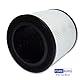PUREBURG Ersatzfilter Kompatibel mit Bosch Air 2000 Luftreiniger,2er-Pack H13 HEPA Aktivkohle 2-in-1 3-Stufen-Filtration Staub VOCs Geruch