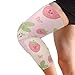 Cartoon Cute Strawberries compression knee brace for men (2 pack) Support for All Sports sports exercise knee pads for Scooter, Scooter, Scooter, Scooter