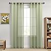 Sage Green Curtains 72 Inch Length for Dining Room... #1