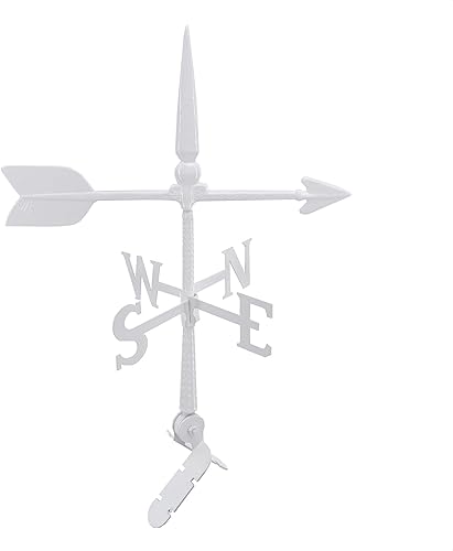 Veleta de aluminio de 24  - Veleta al aire libre con adorno - Decoración de techo de metal - Montaje incluido (4 a elegir) - Veleta de aluminio disponible en Yaxa Peru