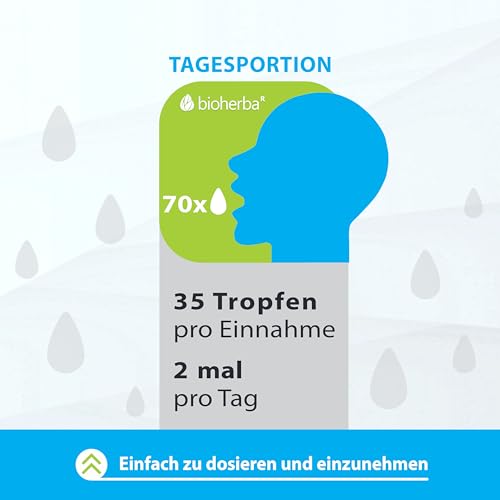 Johanniskraut Tropfen, Tinktur 50 ml – Hochdosierter Extrakt mit Vitamin B6 für Nervensystem, Homocystein-Stoffwechsel & Bildung roter Blutkörperchen von BIOHERBA PZN 17187391