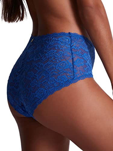Aubade Women's Rosessence Highwaist Brief, Blue (Magic Blue), Medium #TOP2