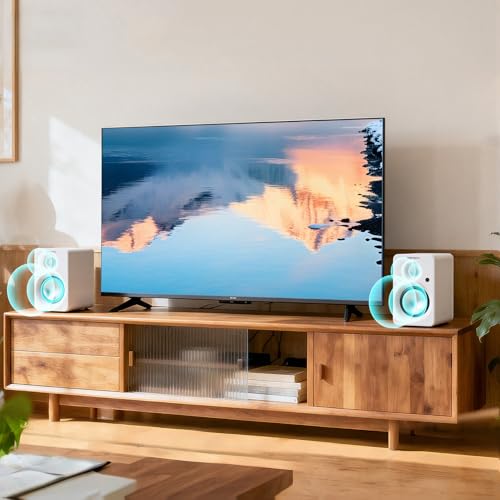 Altavoces Bluetooth para estantería BESTISAN de 50W con entrada ARC y salida de subwoofer 7