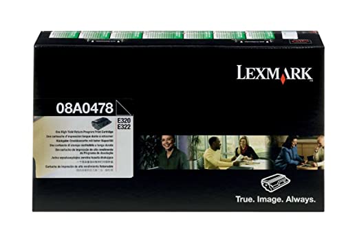 Toner Lexmark 08A0478 d'origine noire pour imprimante E 322 N de haute capacité