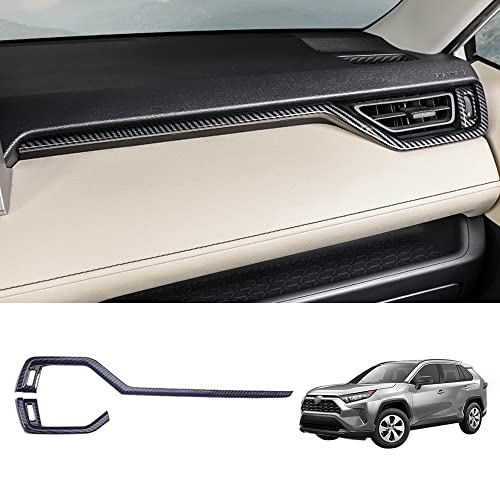 Blazeray for Toyota RAV4 Dashboard Side Air Vent Outlet Trim Strip Cover for Toyota RAV4 2019 2020 2021 2022 Interior Accessories(2PCS)