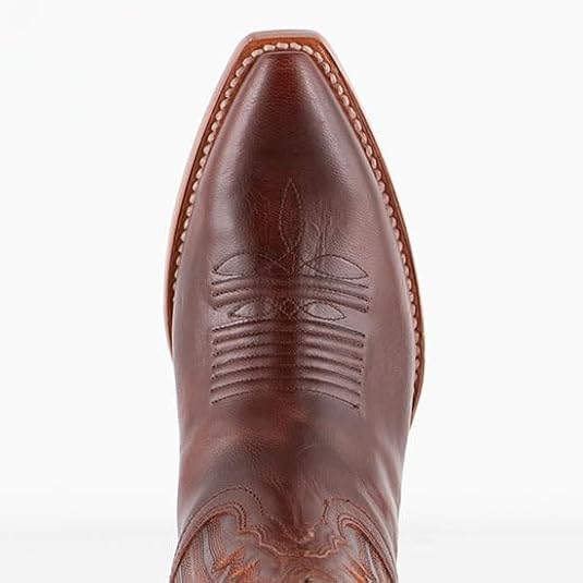 Tony Lama Cognac Areli Derby Booties