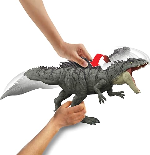 Image of ​Mattel Jurassic World Colossal Chomp Giganotosaurus Dinosaur Figure