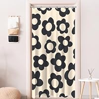 Tenda Doccia Floreale A Scacchi Retrò 183x183 Cm - Stile Anni '70 Con Ganci Inclusi - 2