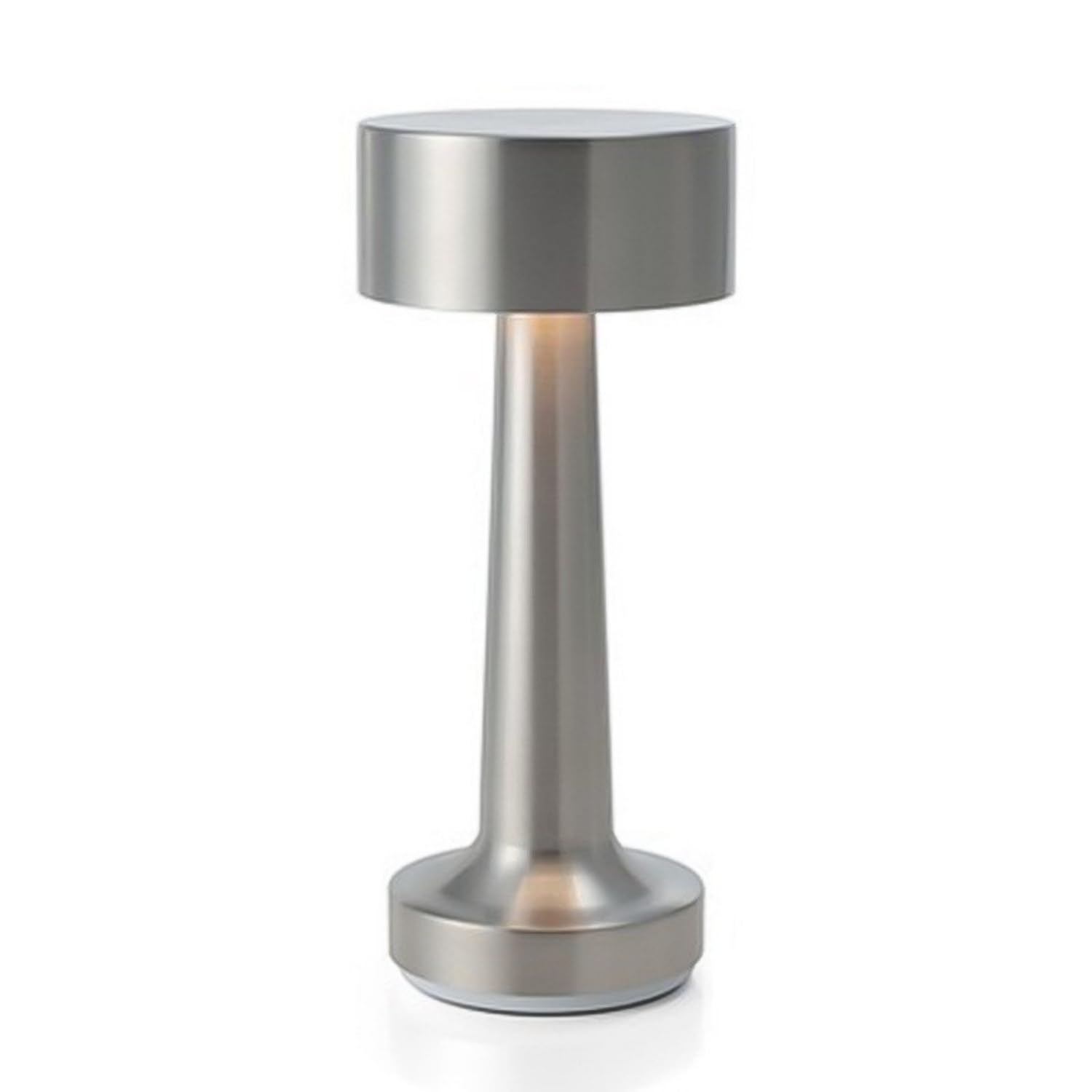 YOU GLOW GIRL Crystal LED Desk lamp, Portable Crystal Desk lamp, Rechargeable LED Desk lamp with 3 Color Changing Light Modes (Silvery)