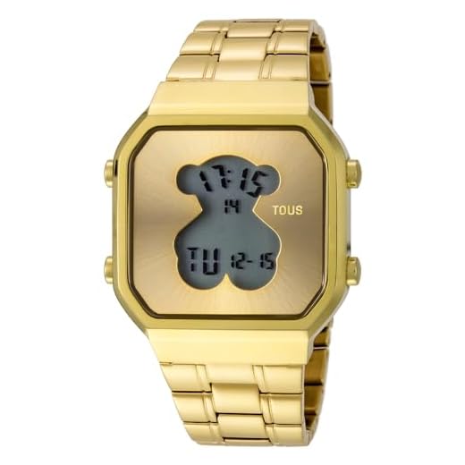 Reloj Tous D-Bear SQ de Acero IPG Dorado 600350285