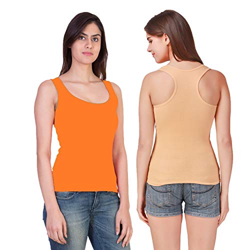 Image of Camisole Tank Top Vest Racerback Sando Camis for Women, Girls (Pack of 2)