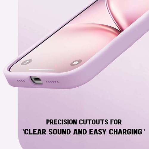 Image of Kratos Active Grip Silicone Case Cover Compatible with iPhone 15 Plus - Enhanced Protection, Wireless Magnetic Charging Case with Raised Edge Camera & Screen Protection, Shock-Resistant Design Violet