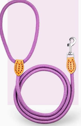 OSDUE Dog Leads for Small Medium Dogs, 3m Dog Training Leash Rope, Purple