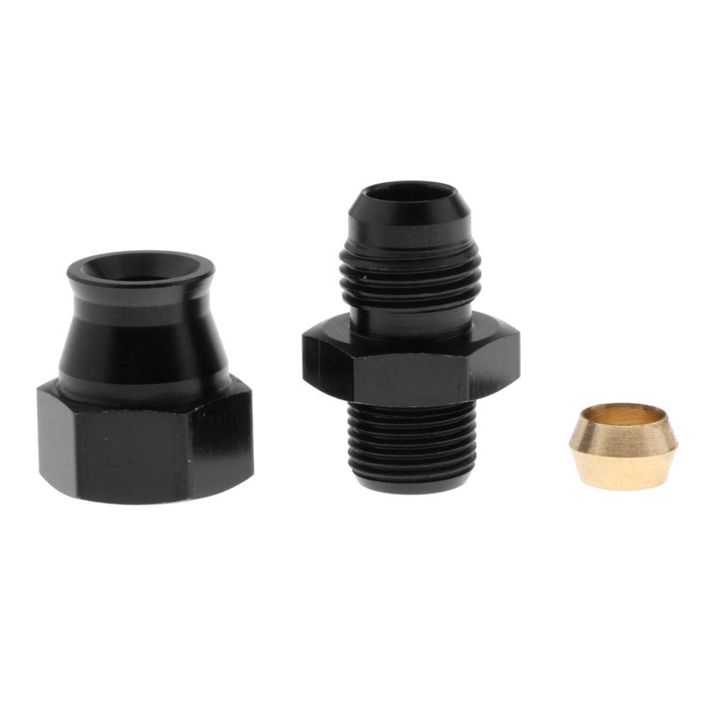 CALANDIS™ 4x6AN AN6 Male to 5/16 8mm Fuel Hose Line Tube Straight Fitting Adapter Black | Hoses Lines & Fittings | Fuel Systems | Auto Performance Parts | Performance & Racing Parts-image-12