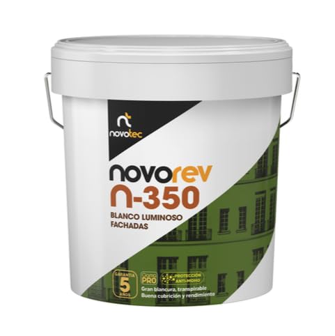 Pintura para fachadas con protección anti-moho - NOVOREV N-350 (14 Litros)