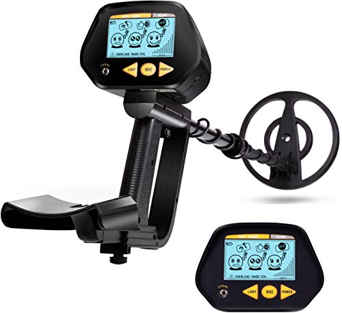 INTEY Lightweight Metal Detector for Adults and Beginners with High Sensitivity, 3 Adjustable Modes, Large Back-lit LCD Display and Waterproof Search Coil,Easy to Operate for Indoor Adventure.