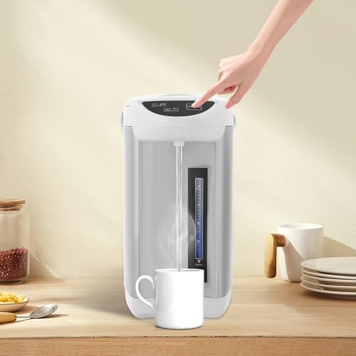 4L Electric Water Boiler and Warmer, 750W 3 Mode Hot Water Dispenser with Auto Keep Warm 24H, Safety Lock & Child Protection, 304 Stainless Steel Instant Heating Water Pot, for Home, Offices - Image 5