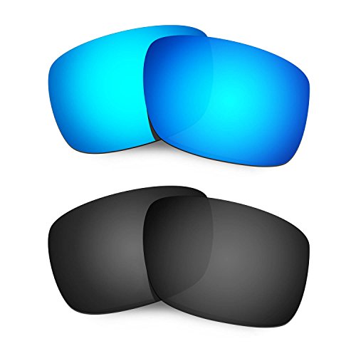 Lentille Oakley Drop Point Polarized noire et bleue rechange