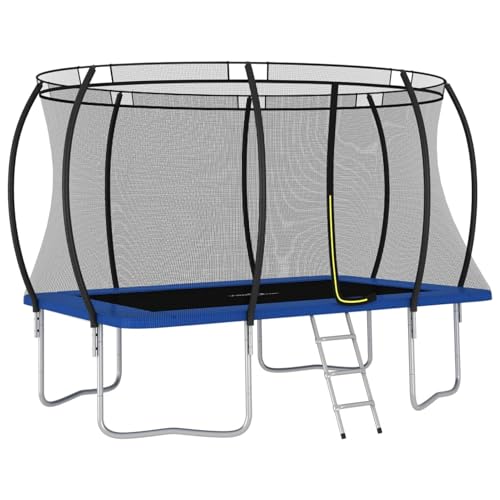 Juroupi Juego de cama elástica rectangular de 335 x 244 x 90 cm, 150 kg, equipo de juego al aire libre, camas elásticas 92452