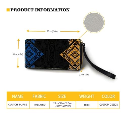 Bolso Tote grande capacidad tribal polinesio miniatura 6