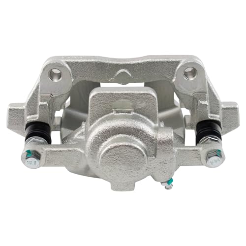 Image of TRQ Front Brake Caliper Set Zinc Coated Brackets Compatible with 2007-2015 Mini Cooper