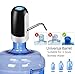 Myvision Water Dispenser for 5 Gallon Bottle, Portable USB Charging Electric Water Pump, Drinking Water Jug Pump for Home, Kitchen, Living Room, Office, Camping, Universal for 3-5 Gallon (Black)