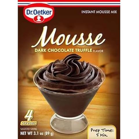 Dr Oetker Mousse Supreme Dark Chocolate, 3.1 oz Cover