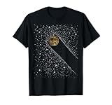 A funny moon robot vacuum cleans up stars on the Milky Way T-Shirt