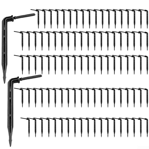 100 pièces de micro arroseurs goutteurs ZYWUOY, 3/5 mm tuyau flèche, micro goutte-à-goutte, pour irrigation goutte à goutte