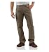 Carhartt Men's Canvas Khaki Relaxed Fit Straight Leg,Mushroom,34 x 32