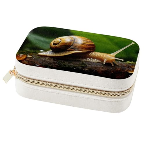 Boîte à bijoux escargot pour voyage et rangement bagues et colliers