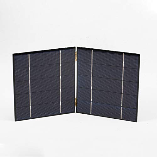 Loijon Carregador solar portátil 7W / 5V com porta USB Painel solar dobrável Camping Caminhadas Viag