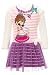 Disney Fancy Nancy Toddler Girls' Long Sleeve Tulle Dress (4T White)