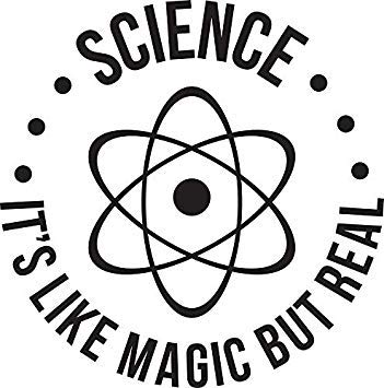 Mr3Graphics MR3-POD-MAG--000738 Magnet Science: It'S Like Magic, But Real Magnetic Car Sticker Decal Bumper Magnet Vinyl 5 Inch cover