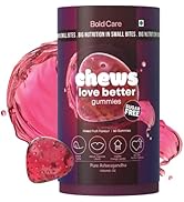 Chews by Bold Care Love Gummies with Pure Ashwagandha Extract - Mixed Fruit Flavor - Lowers Stres...