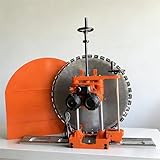Automatic Hydraulic Concrete Wall Saw Cutting Machine, Industrial Electric Wall Cutter with Track System & Full Accessories, Professional Reinforced Concrete Cutting Equipment
