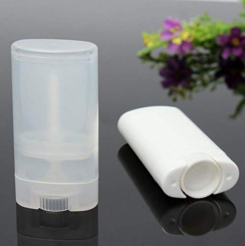 10 contenitori vuoti per deodoranti ovali, in